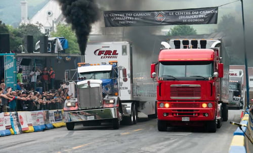 Captation vidéo événement sportif course de camions — Vidéo Production inc.